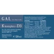 GAL K-komplex + D3 étrend-kiegészítő cseppek, 20ml