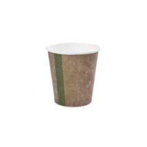 Vegware kávés pohár, barna, 2,8dl, lebomló, papír és PLA
