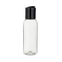 All hengeres flakon disc top kupakkal, átlátszó, 50ml (sampon, tusfürdő, gélek)