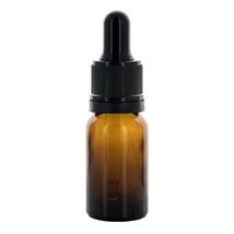All pipettás üveg, barna, 10ml