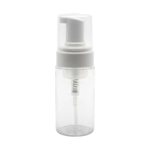 All flakon habpumpával, átlátszó, 100ml