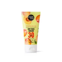 Organic Shop fényvédő nappali arckrém, őszibarack, SPF30, zsíros bőrre, 50ml