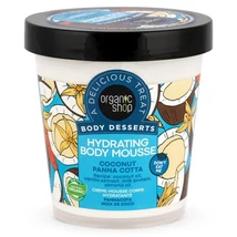 Organic Shop hidratáló testápoló mousse, Kókuszos panna cotta, 450ml