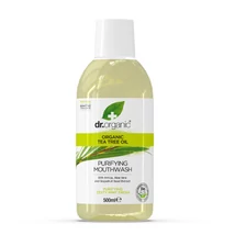 Dr.Organic szájvíz, bio teafaolajjal, 500ml