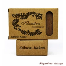 Kézműves háziszappan, kókusz és kakaó, 80g