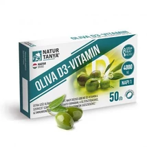 NaturTanya oliva D3-vitamin, 4000NE, lágyzselatin kapszula, 50db