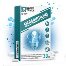 NaturTanya megabiotikum élőflórát tartalmazó kapszula, 30db