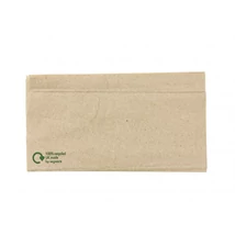 Vegware szalvéta, fehérítetlen, egyrétegű, 33cm, adagolóba tölthető