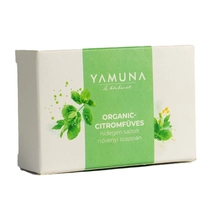 Yamuna hidegen sajtolt növényi szappan, organik-citromfüves, 110g