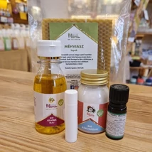 Greeny Ajakbalzsam házilag, kókuszolajos,  DIY csomag