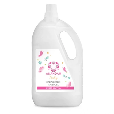 Anandam baby hipoallergen mosógél, púder illat, 3l