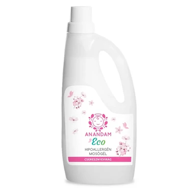 Anandam eco hipoallergén mosógél, cseresznyevirág, 1l