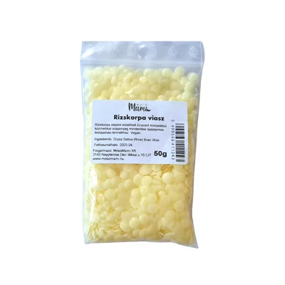 Mosómami rizskorpa viasz, fehér, 50g