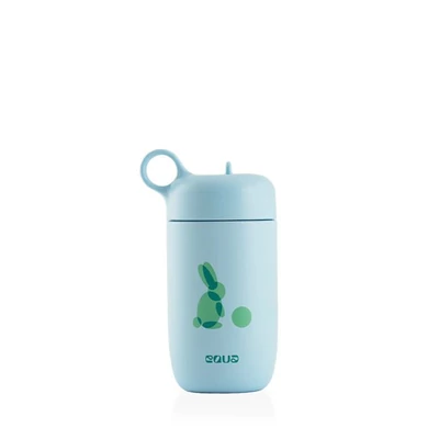 EQUA Rozsdamentes Acél gyerekkulacs, Nyuszi, 400ml