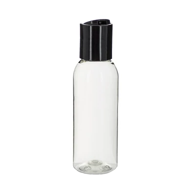 All hengeres flakon disc top kupakkal, átlátszó, 50ml (sampon, tusfürdő, gélek)