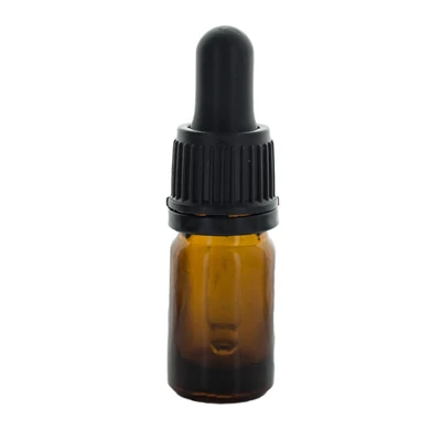 All pipettás üveg, barna, 5ml