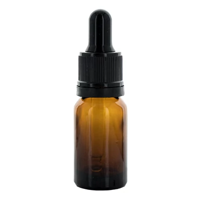 All pipettás üveg, barna, 10ml