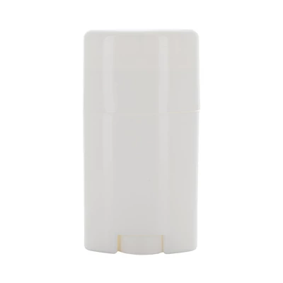 All deostift tok kupakkal, ovális, fehér PP, 50ml