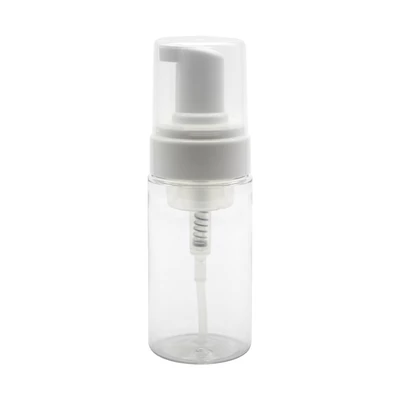 All flakon habpumpával, átlátszó, 100ml