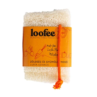 Loofee luffa zöldség- és gyümölcsmosó szivacs