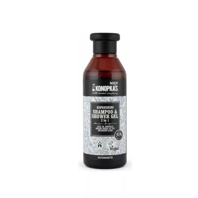 Dr.Konopka's MEN frissítő 2 az 1-ben sampon és tusfürdő gél, 280ml