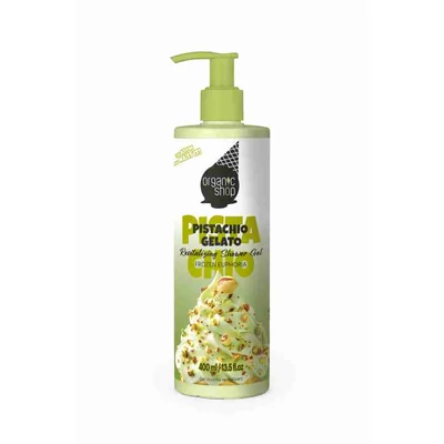 Organic Shop tusfürdő, revitalizáló, pisztácia fagyi, 400ml