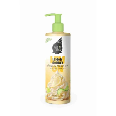 Organic Shop tusfürdő, energizáló Citrom sorbet, 400ml