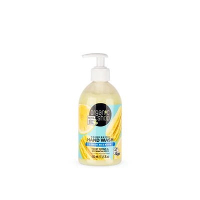 Organic Shop folyékony szappan, Citromos macaron, édes citrusfélék és növényi olajok, 400ml