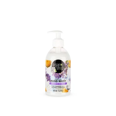 Organic Shop folyékony szappan, Levendula harmónia, gyengéd, levendulaolaj és kamilla, 400ml