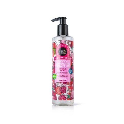 Organic Shop tusfürdő, hangulatjavító, rágógumi illatú, 280ml