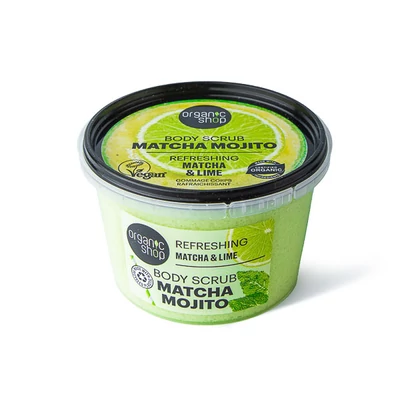 Organic Shop testradír, frissítő, matcha és lime, 250ml