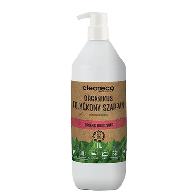 Cleaneco folyékony szappan organikus pumpás 1l
