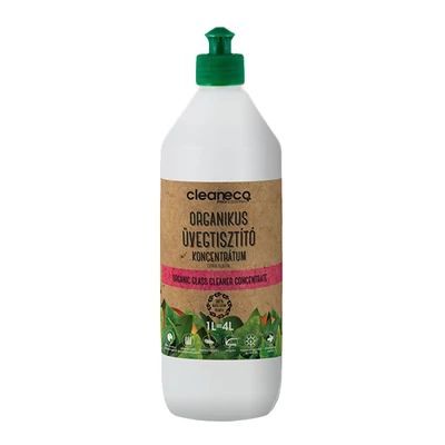 Cleaneco Organikus üvegtisztító koncentrátum, citrus, 1l