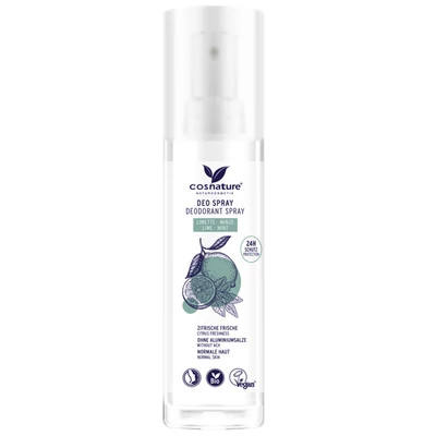 Cosnature dezodor spray, lime és mentol, 75ml