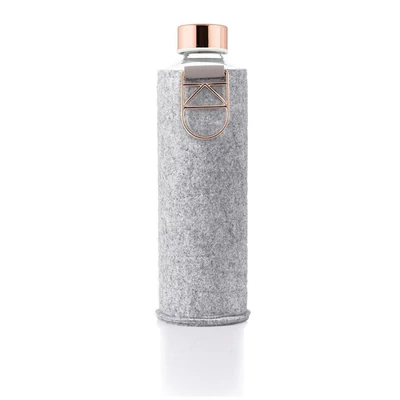 Equa Mismatch üveg kulacs rose gold 750ml tokban