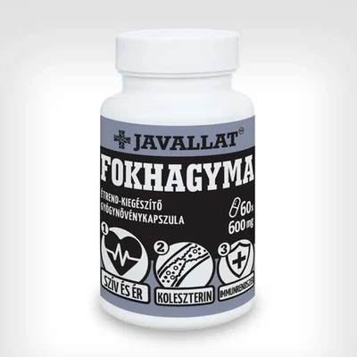 Javallat fokhagyma kapszula, 60db