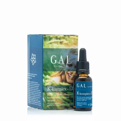 GAL K-komplex + D3 étrend-kiegészítő cseppek, 20ml
