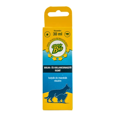 GalaktivBio bolha- és kullancsriasztó oldat - kutyákra/macskákra, 30ml