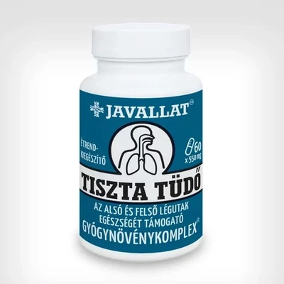 Javallat tiszta tüdő kapszula, 60db