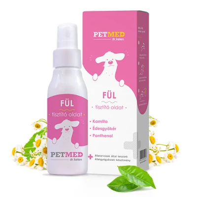 Dr.Kelen PetMed fültisztító oldat, 75ml