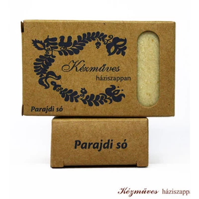 Kézműves háziszappan, parajdi só, 80g