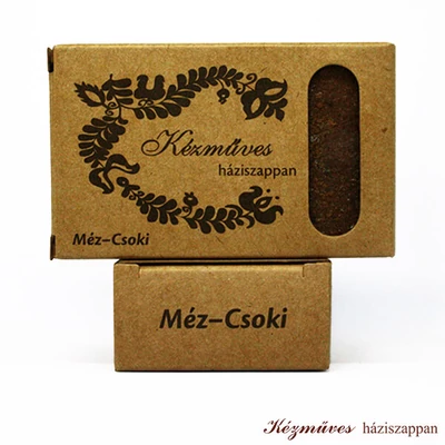 Kézműves prémium háziszappan, méz-csoki, 80g