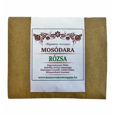 Kézműves mosódara próbacsomag, rózsa, 60g (10 mosáshoz)