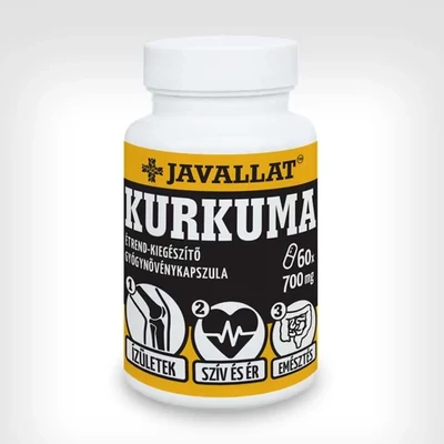 Javallat Kurkuma kapszula, 60db