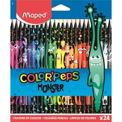 Maped színes ceruza készlet háromszögletű 24 szín