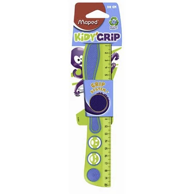 Maped gumírozott vonalzó, &quot;Kidy Grip&quot;, 21cm, vegyes színek