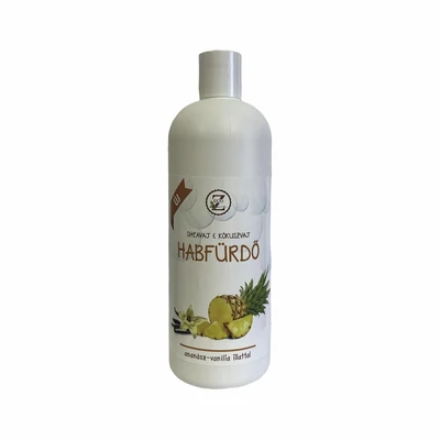 Eco-Z habfürdő shea- és kókuszvajjal, ananász-vanília, 500ml