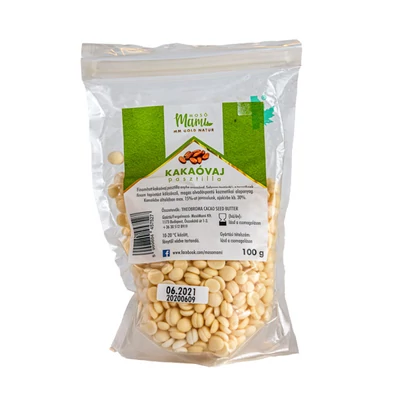 Mosómami kakaóvaj pasztilla, finomított, 100g