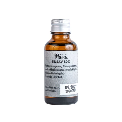 Mosómami tejsav, 80%, 30ml