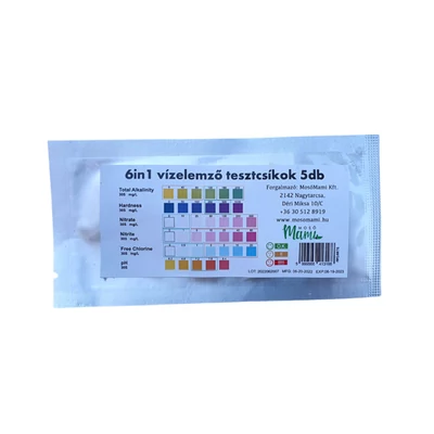 Mosómami 6in1 vízelemző tesztcsík 5db/cs